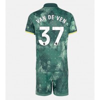 Dres Tottenham Hotspur Micky van de Ven #37 Tretina pre deti 2024-25 Krátky Rukáv (+ trenírky)